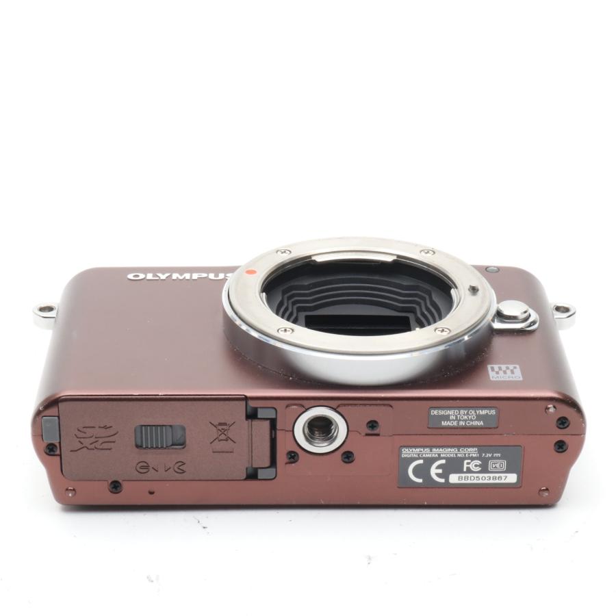 OLYMPUS PEN mini E-PM1 ボディ ブラウン 〔マイクロフォーサーズマウント〕の画像