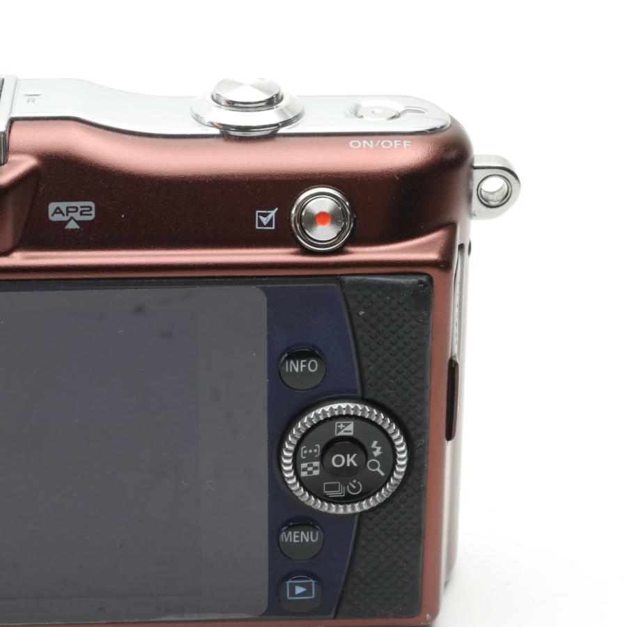 OLYMPUS PEN mini E-PM1 ボディ ブラウン 〔マイクロフォーサーズマウント〕の画像