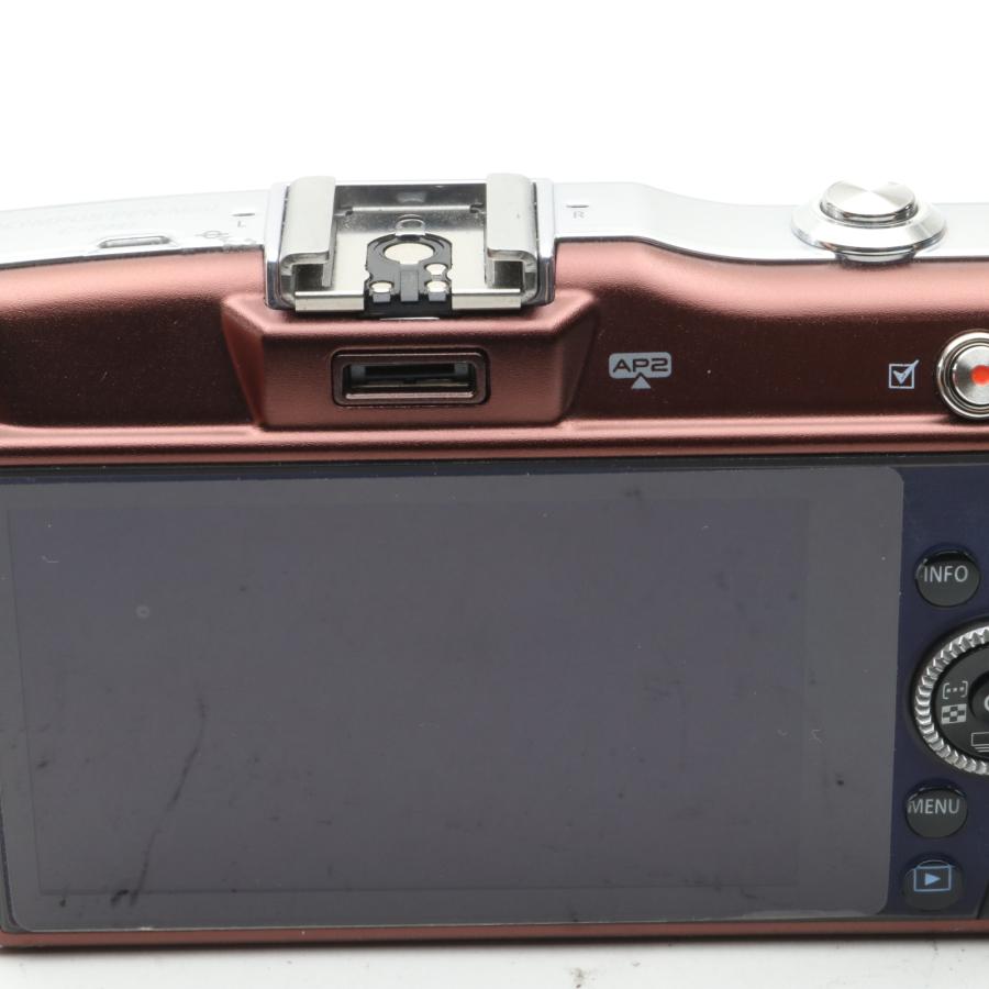OLYMPUS PEN mini E-PM1 ボディ ブラウン 〔マイクロフォーサーズマウント〕の画像