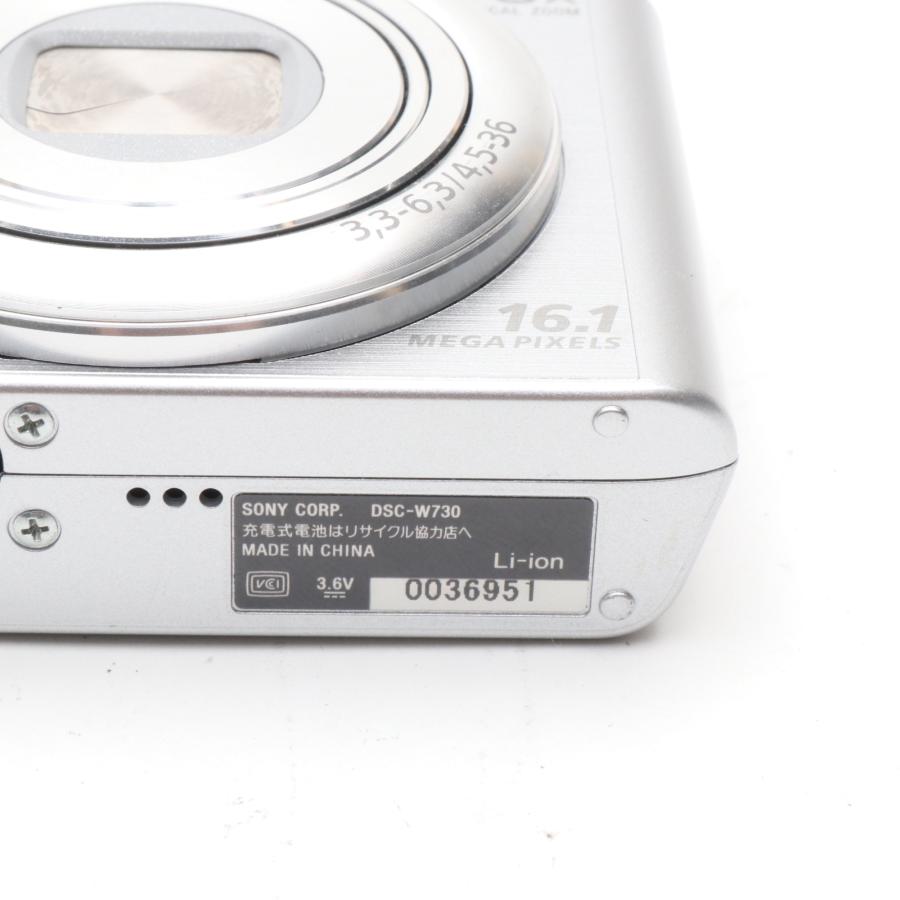 SONY Cyber-shot W730 シルバー デジタルカメラ : オンカメ - 通販