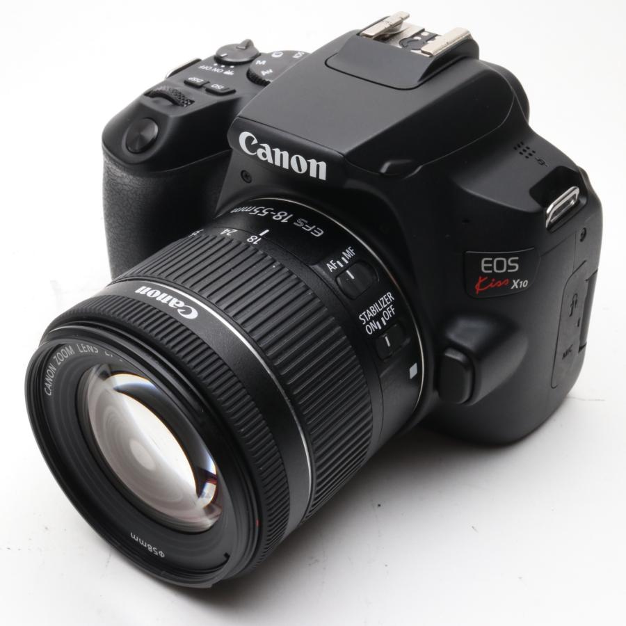 美品 Canon キヤノン EOS Kiss X10 レンズキット Canon EOS Kiss X10 レンズキット AF-S 18-55mm 付属 ブラック
