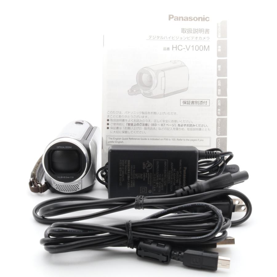 Panasonic HC-V100M シルバー 〔ビデオカメラ〕 : オンカメ - 通販