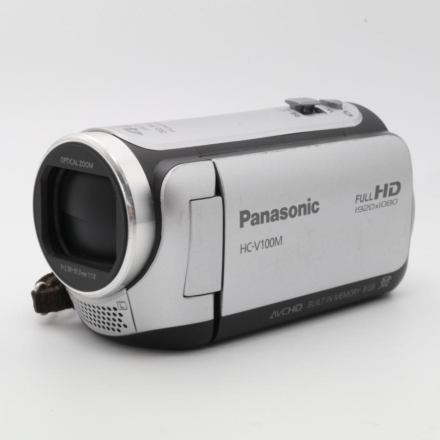 Panasonic HC-V100M シルバー 〔ビデオカメラ〕 : オンカメ - 通販