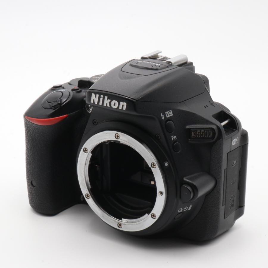 ❷ Nikon D5500 デジタル一眼レフカメラ　シャッター数10回 シャッター回数：24000回】Nikon D5500 ボディー ブラック 一眼レフ