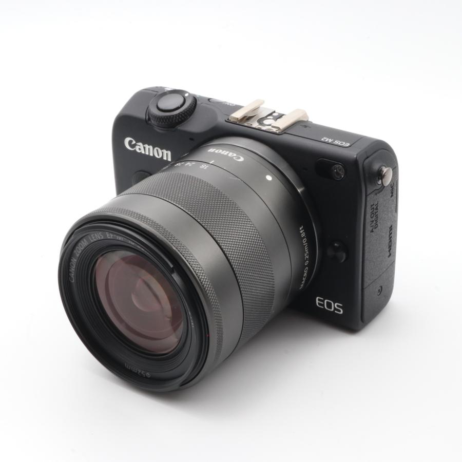 Canon EOS M2 EF-M18-55 IS STM レンズキット ブラック ミラーレス一眼