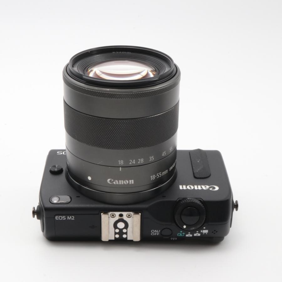 Canon EOS M2 EF-M18-55 IS STM レンズキット ブラック ミラーレス一眼