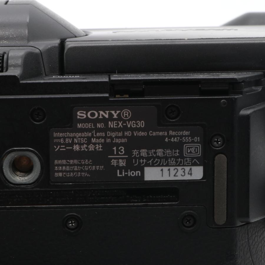 SONY Handycam NEX-VG30H レンズキットE 18-200mm F3.5-6.3 OSS付属