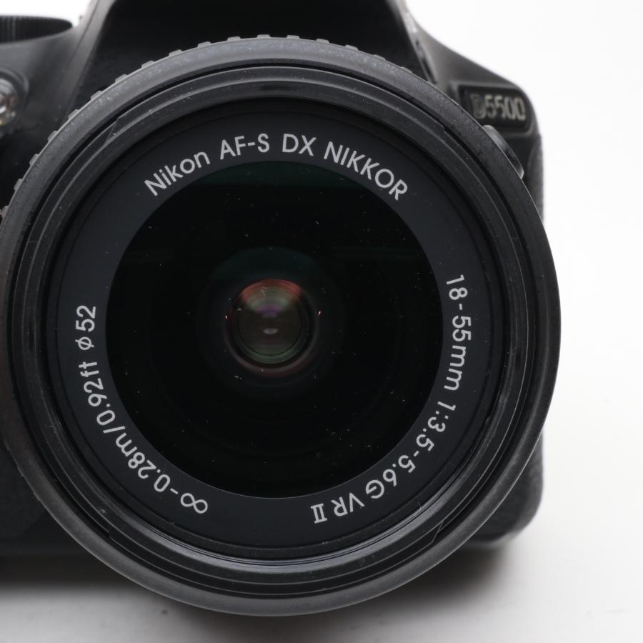 Nikon D5500 18-55mm VR レンズキット ショット数2298回 シャッター回数：8700回】Nikon D5500 18-55 VRII レンズキット