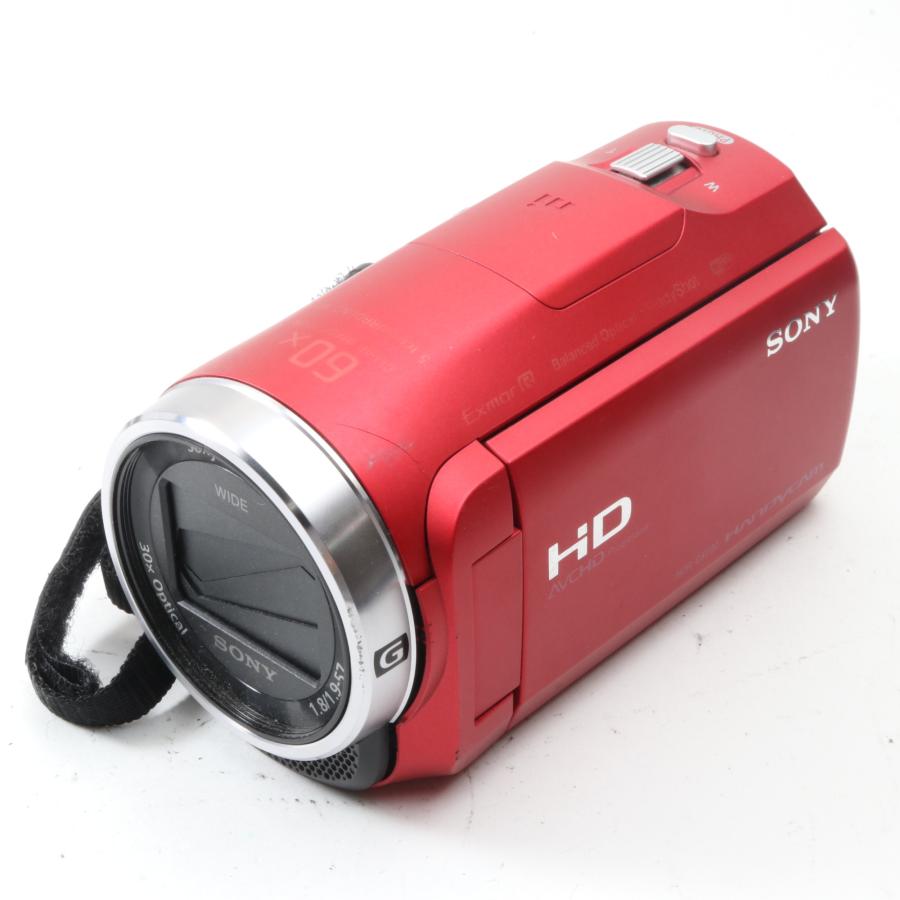 SONY Handycam HDR-CX680 レッド ビデオカメラ : オンカメ - 通販