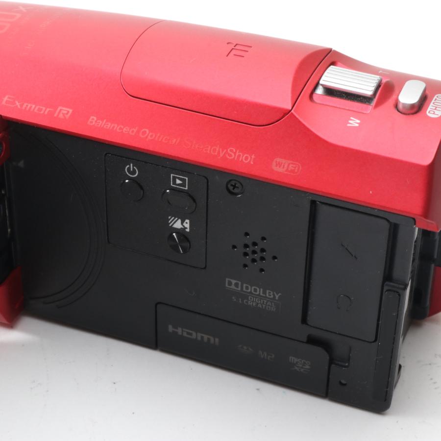 SONY Handycam HDR-CX680 レッド ビデオカメラ : オンカメ - 通販