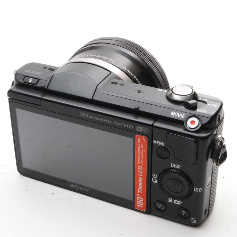 SONY α5000 パワーズームレンズキット ブラック ILCE-5000L-B 〔SONY E