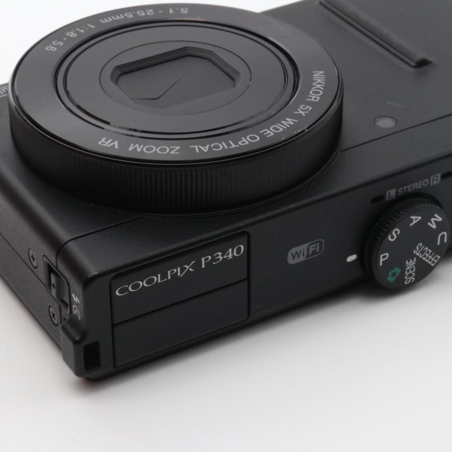 Nikon COOLPIX P340 ブラック デジタルカメラ : オンカメ - 通販