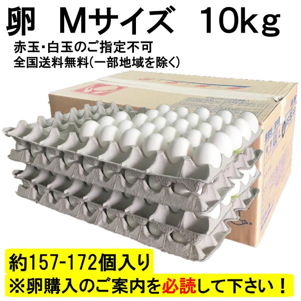 卵 Mサイズ 10kg 約157-172個 業務用 送料無料