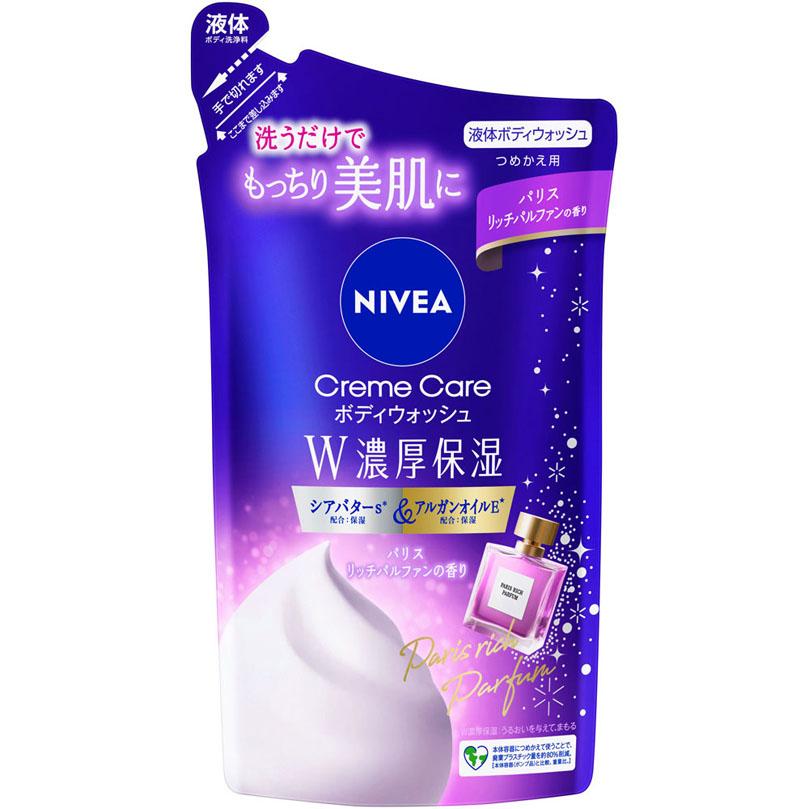 ニベア クリームケアボディウォッシュ W濃厚保湿 パリスリッチ