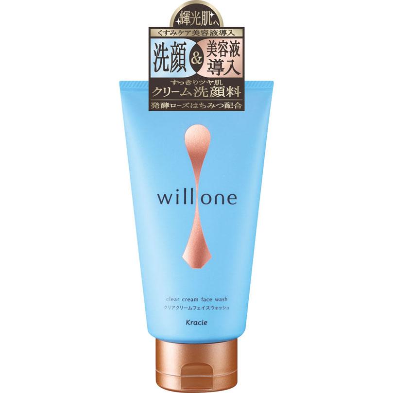 willone クリアクリームフェイスウォッシュ 120g