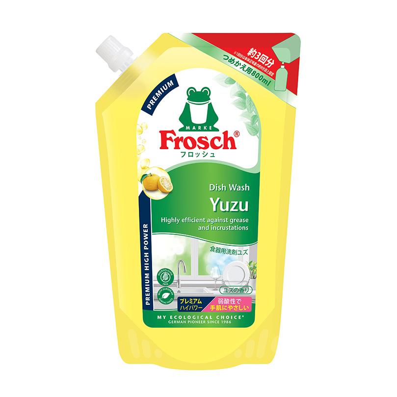 フロッシュ食器用洗剤ユズ 800ml プレミアム つめかえ用