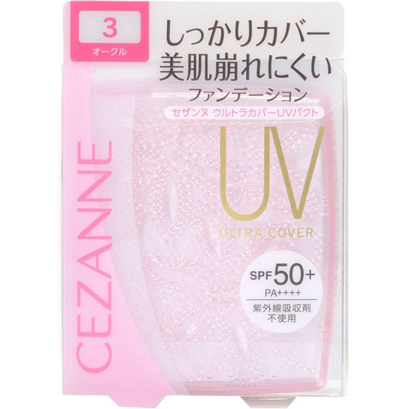 セザンヌ　ウルトラカバーＵＶパクト　３　オークル×12パック ウルトラカバーUVパクト 1個 オークル 3 : Tomods&AMERICAN PHARMACY