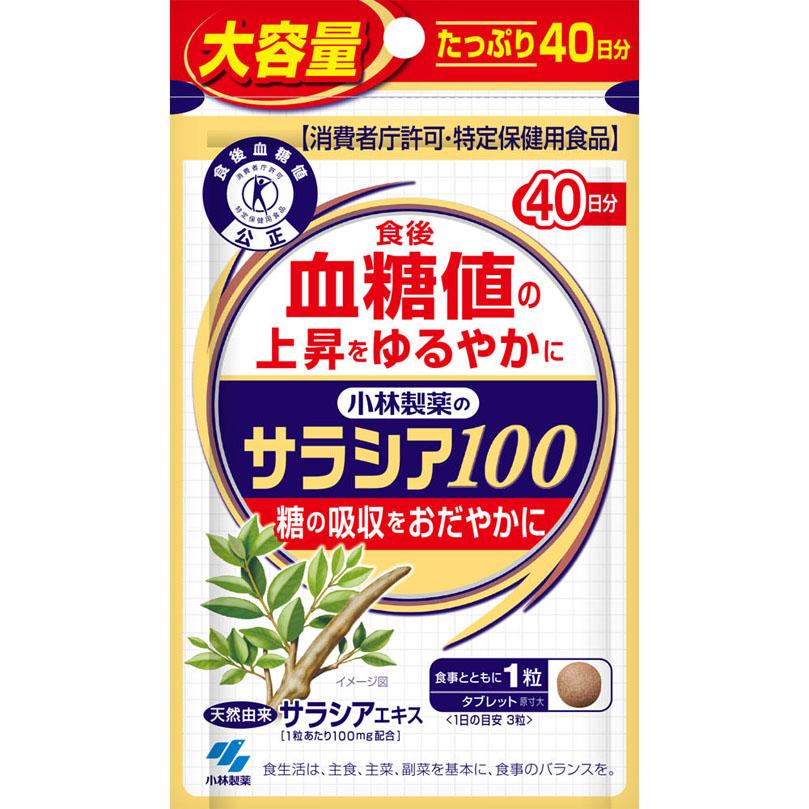 小林製薬 - 小林製薬のサラシア100 大容量(120粒) 小林製薬のサラシア100 120粒 【特定保健用食品