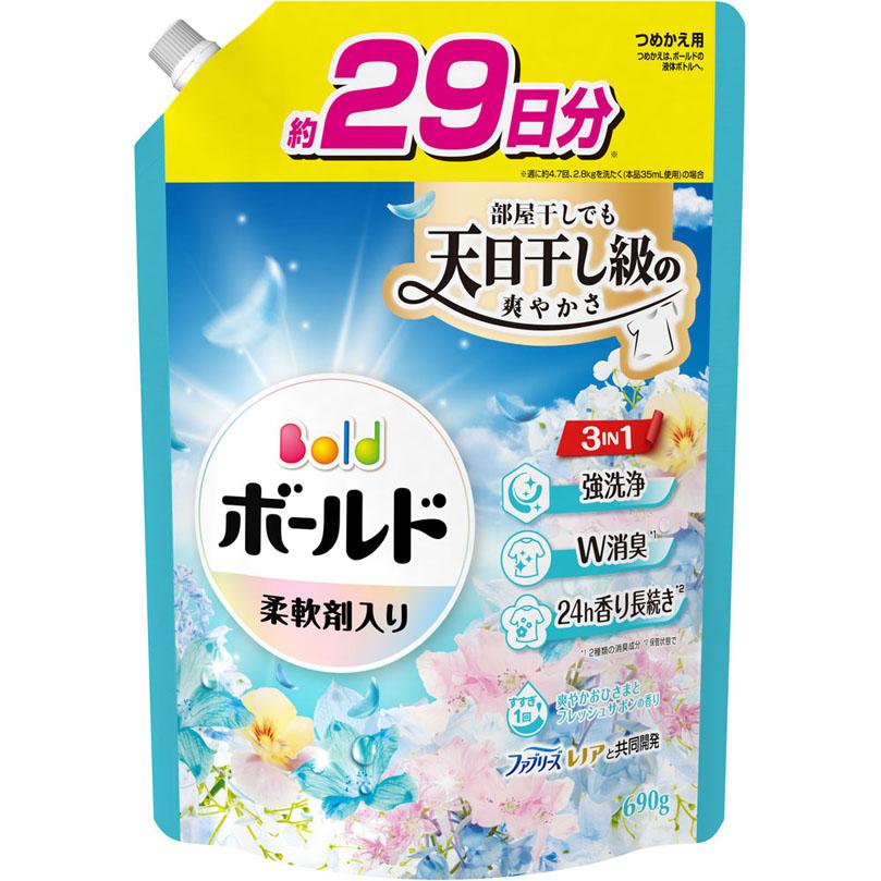 ボールドジェル 爽やかフレッシュフラワーサボンの香り つめかえ