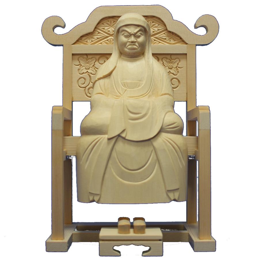 木彫仏像/達磨大師座像21cm桧木 :53014:トモエの木彫仏像 - 通販 - Yahoo!ショッピング