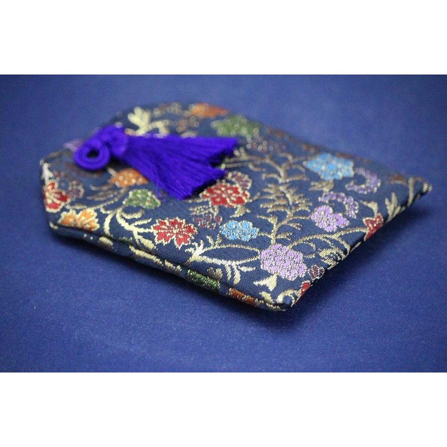 懐中仏用 お守り仏用　お守り袋（紺色）縦8.0X横5.5cm |  | 02