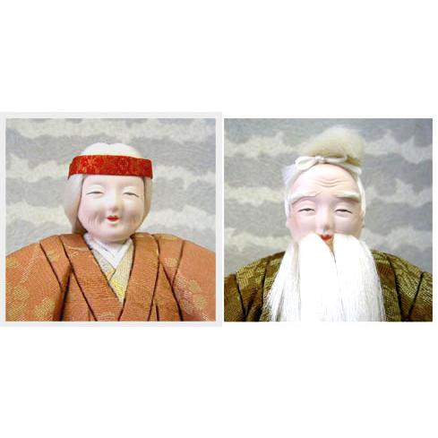 高砂人形 木目込 正絹 嘉寿 真多呂作 : ともえやYahoo!店 - 通販