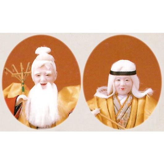 1490 希少　志野焼　信令作　高砂人形　壹対　美品　美術品 高砂人形 創作人形 金閣1号 頭作家：熊倉聖祥 : ともえやYahoo!店