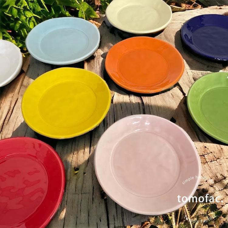 tomofac 波佐見焼 お皿 プレート 和食器 洋食 食器 カラフル テーブル