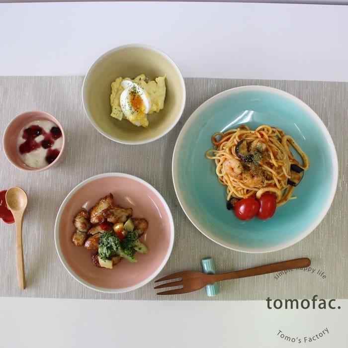 プレート中 中皿 波佐見焼 tomofac シャイニーカラー 和食器 プレート