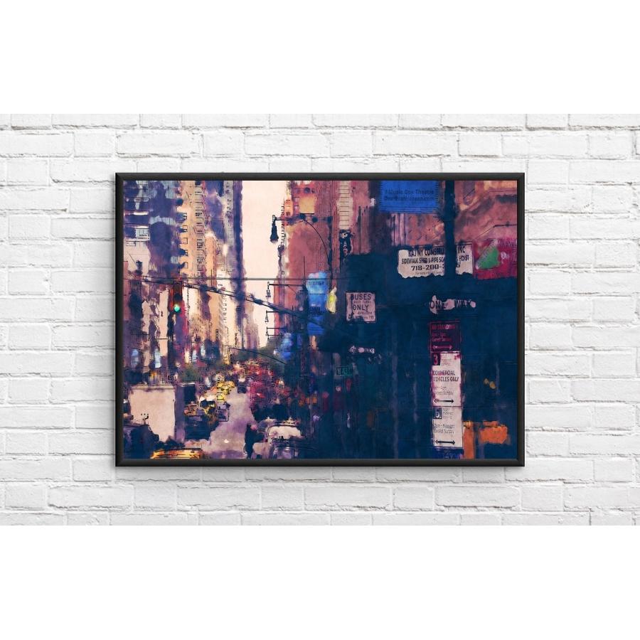 ニューヨークポスター タイムズスクエア（アートポスター）｜美術