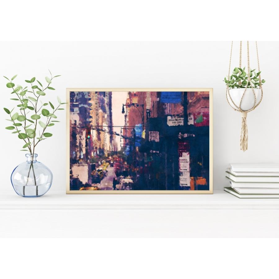 ニューヨークポスター タイムズスクエア（アートポスター）｜美術