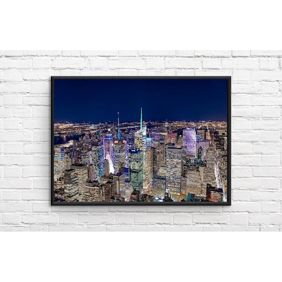 インテリアポスター アメリカン ニューヨークの景色 夜景 New York