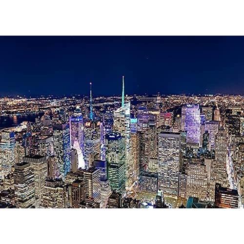 インテリアポスター アメリカン ニューヨークの景色 夜景 New York