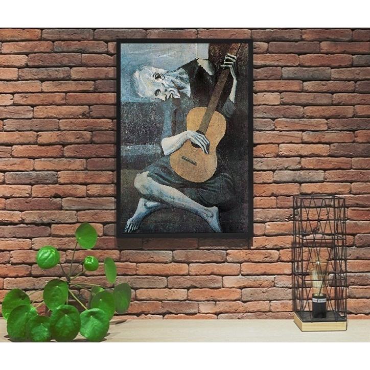 インテリアポスター ピカソ 老いたギター弾き PICASSO Old Guitarist
