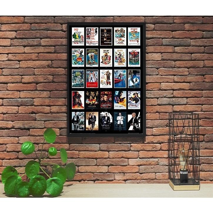 007 オールシリーズ 映画ポスター US版 24×36インチ (61×91.5cm