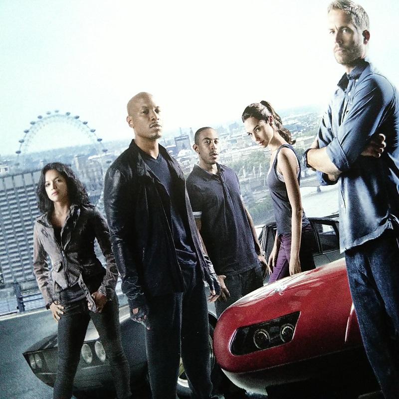 ワイルドスピード 6 映画ポスター ユーロミッション US版 黒フレーム