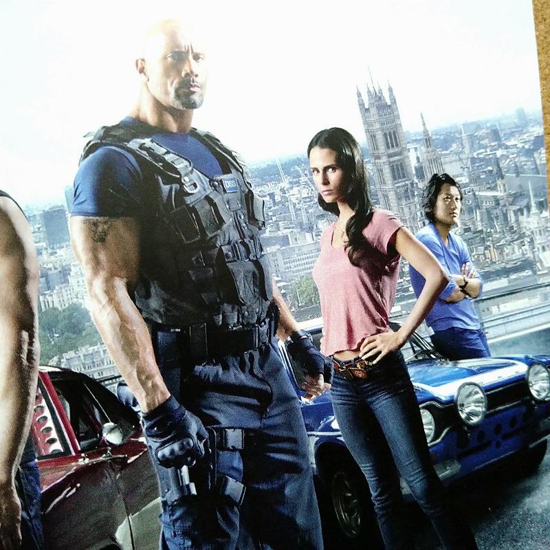 ワイルドスピード 6 映画ポスター ユーロミッション US版 黒フレーム