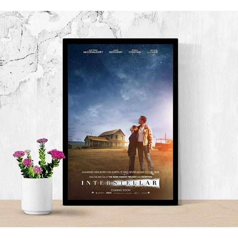 インターステラー 映画ポスター US版 黒フレーム付き A3サイズ インターステラー 映画ポスター US版 黒フレーム付き A3サイズ