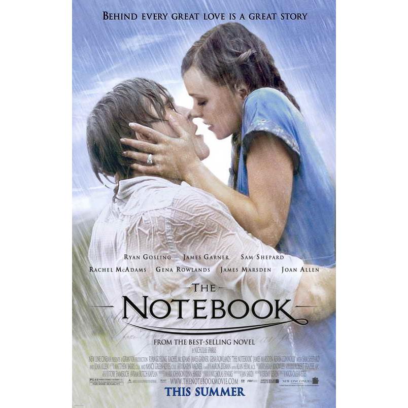 フレーム付-黒-】映画ポスター 君に読む物語 THE NOTEBOOK A3サイズ US