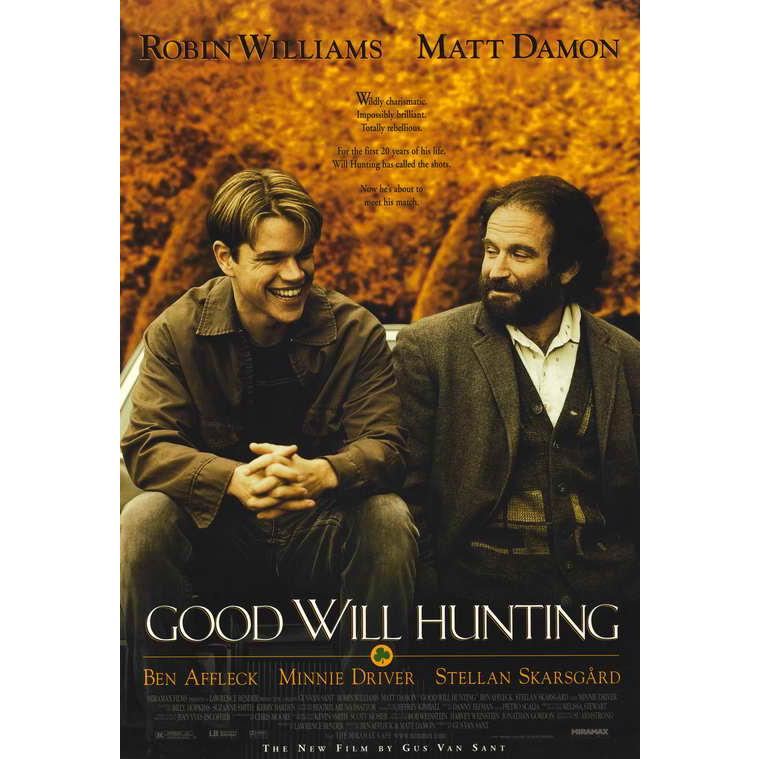 グッドウィルハンティング 映画ポスター US版 黒フレーム付き A3サイズ