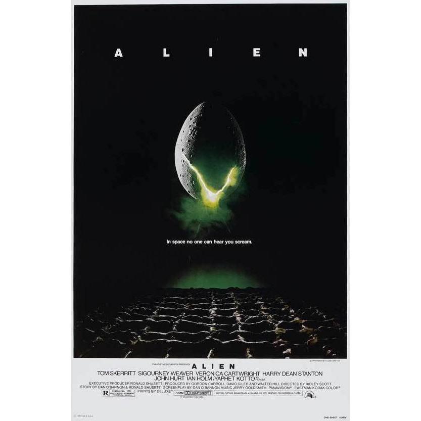 エイリアン 映画ポスター ALIEN US版 24×36インチ (61×91.5cm エイリアン 映画ポスター ALIEN US版 24×36インチ (61×91.5cm