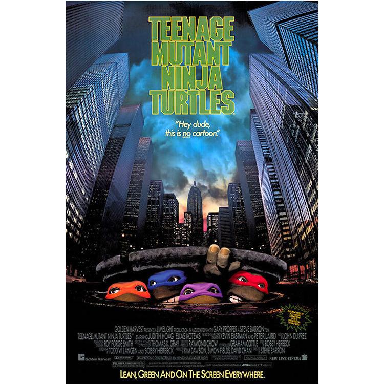 ミュータントタートルズ 映画ポスター US版 24×36インチ (61