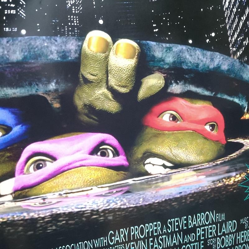 ミュータントタートルズ 映画ポスター US版 24×36インチ (61×91.5cm