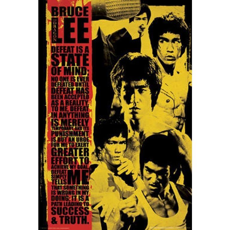 映画ポスター ブルースリー Bruce Lee - State of Mind 24×36inc リー 最大54%OFFクーポン SALE 89%OFF US版 61×91.5cm of1 Effort ブルース