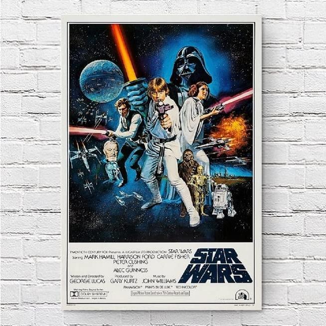 スターウォーズ 映画ポスター エピソード 4 新たなる希望 US版 スターウォーズ 映画ポスター エピソード 4 新たなる希望 US版