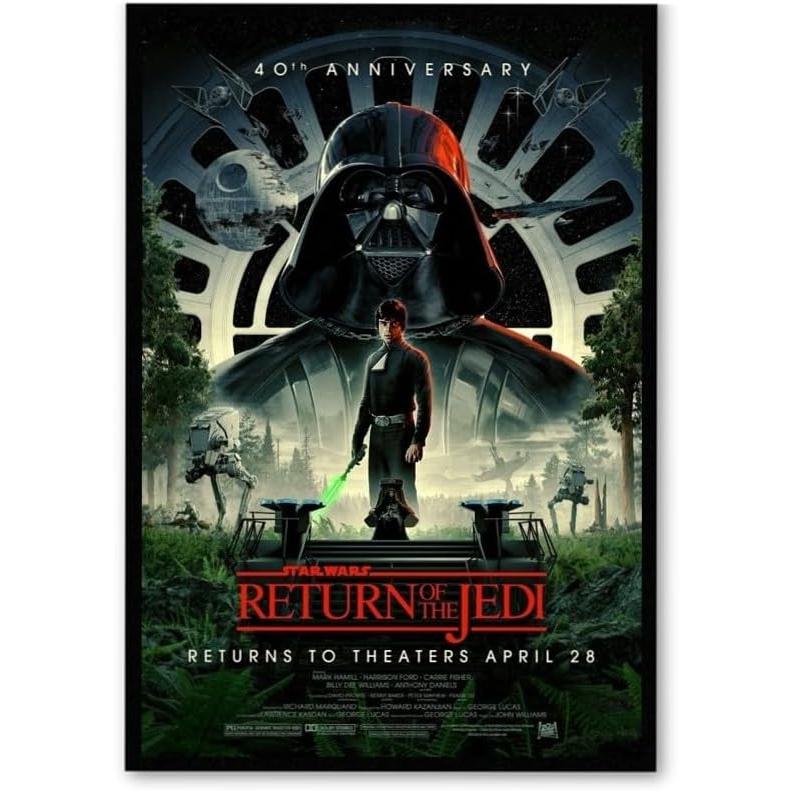 スターウォーズ 映画ポスター エピソード6 ジェダイの帰還 40周年記念