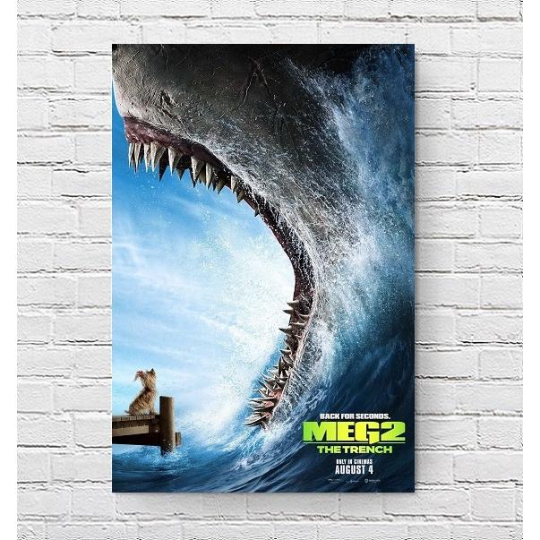 MEG2 映画ポスター MEG ザ・モンスターズ2 US版 両面印刷 27×40