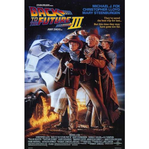 バックトゥザフューチャー 3 映画ポスター US版 11×17インチ バックトゥザフューチャー 3 映画ポスター US版 11×17インチ
