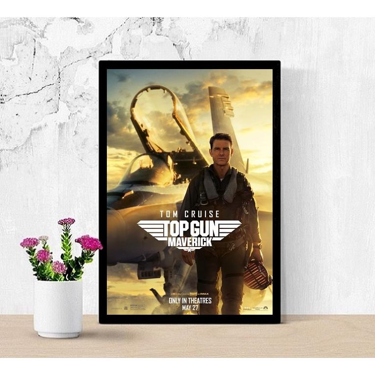 トップガン マーヴェリック 映画ポスター US版 黒フレーム付き A3