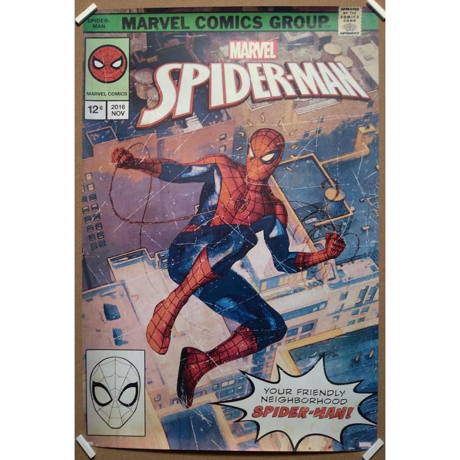 スパイダーマン 映画ポスター コミックブックカバーデザイン US版 24